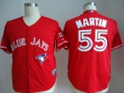 Toronto Blue Jays #55 Russell Martin Red Player Jerseys