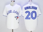 Toronto Blue Jays #20 Josh Donaldson White Cool Base Jerseys