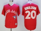 Toronto Blue Jays #20 Josh Donaldson Red Cool Base Jerseys