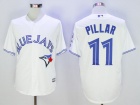 Toronto Blue Jays #11 Kevin Pillar White Cool Base Jerseys