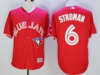 Toronto Blue Jays #6 Marcus Stroman Red Cool Base Jerseys