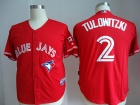 Toronto Blue Jays #2 Troy Tulowitzki Red Player Jerseys