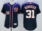 Washington Nationals #31 Max Scherzer Blue Flexbase Jerseys