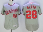 Washington Nationals #28 Jayson Werth Gray Flexbase Jerseys