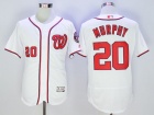 Washington Nationals #20 Daniel Murphy White Flexbase Jerseys