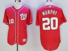 Washington Nationals #20 Daniel Murphy Red Flexbase Jerseys