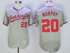 Washington Nationals #20 Daniel Murphy Gray Flexbase Jerseys