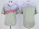 Washington Nationals Blank Gray Flex Base Jerseys