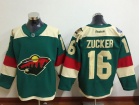 Minnesota Wild #16 Jason Zucker Green 2016 Stadium Hockey Jersey