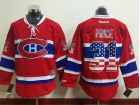 Montreal Canadiens #31 Carey Price Red USA Flag Fahion Hockey Jersey 