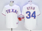 Texas Rangers #34 Nolan Ryan White Player Jerseys