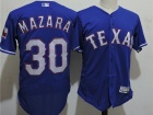 Texas Rangers #30 Nomar Mazara Blue Flex Base Jerseys