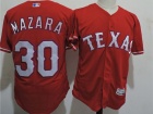 Texas Rangers #30 Nomar Mazara Red Flex Base Jerseys