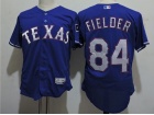 Texas Rangers #84 Price Fielder Blue Flex Base Jerseys