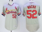 St. Louis Cardinals #52 Michael Wacha Gray Pullover Flex Base Jerseys