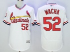 St. Louis Cardinals #52 Michael Wacha White Pullover Flex Base Jerseys