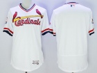 St. Louis Cardinals Blank White Pullover Flex Base Jerseys