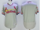 St. Louis Cardinals Blank Gray Pullover Flex Base Jerseys