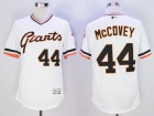 San Francisco Giants #44 Willie McCovey White Pullover Flex Base Jerseys