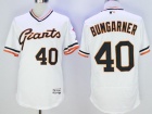 San Francisco Giants #40 Madison Bumgarner  White Pullover Flex Base Jerseys