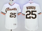 San Francisco Giants #25 Barry Bonds White Pullover Flex Base Jerseys