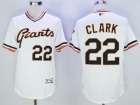 San Francisco Giants #22 Will Clark White Pullover Flex Base Jerseys