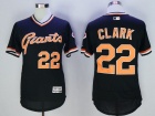 San Francisco Giants #22 Will Clark Black Pullover Flex Base Jerseys