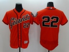 San Francisco Giants #22 Will Clark Orange Flex Base Jerseys