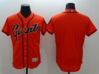 San Francisco Giants Blank Orange Flex Base Jerseys