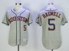 Houston Astros #5 Jeff Bagwell Gray  Flexbase Jerseys