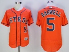 Houston Astros #5 Jeff Bagwell Orange  Flexbase Jerseys