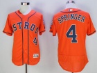 Houston Astros #4 George Springer Orange Flexbase Jerseys