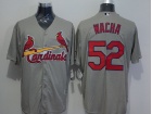 St. Louis Cardinals #52 Michael Wacha Gray New Fabric Cool Base Jerseys