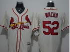 St. Louis Cardinals #52 Michael Wacha Cream New Fabric Cool Base Jerseys