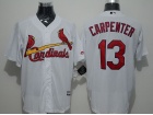 St. Louis Cardinals #13 Matt Carpenter White New Fabric Cool Base Jerseys