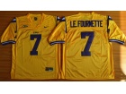 LSU Tigers #7 Le Fournette Yellow Football Jerseys