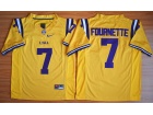 LSU Tigers #7 Leonard Fournette Yellow Limited Football Jerseys