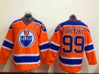 Edmonton Oilers #99 Wayne Gretzky Orange CCM Throwback Hockey Jersey