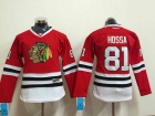 Women Chicago Blackhawks #81 Marian Hossa Red Hockey Jersey