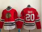 Women Chicago Blackhawks #20 Brandon Saad Red Hockey Jersey