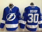 Tampa Bay Lightning #30 Ben Bishop Blue Hockey Jerseys