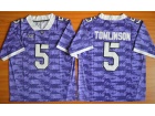 TCU Horned Frogs #5 LaDainian Tomlinson Purple NCAA Limited Football Jerseys