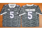 TCU Horned Frogs #5 LaDainian Tomlinson Gray NCAA Limited Football Jerseys