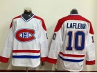 Montreal Canadiens #10 Guy Lafleur White CCM Throwback Hockey Jersey