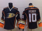 Anaheim Mighty Ducks #10 Corey Perry Black Hockey Jersey