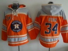 Houston Astros #34 Nolan Ryan Orange Baseball Hoodie