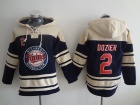 Minnesota Twins #2 Brian Dozier Blue Baseball Hoodie