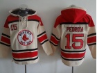 Boston Red Sox #15 Dustin Pedroia  Blue Baseball Hoodie