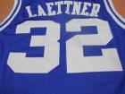 Duke Blue Devils #32 Christian Laettner Blue College Basketball Jerseys