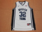 Brigham Young #32 Jimmer Fredette White Basketball Jerseys